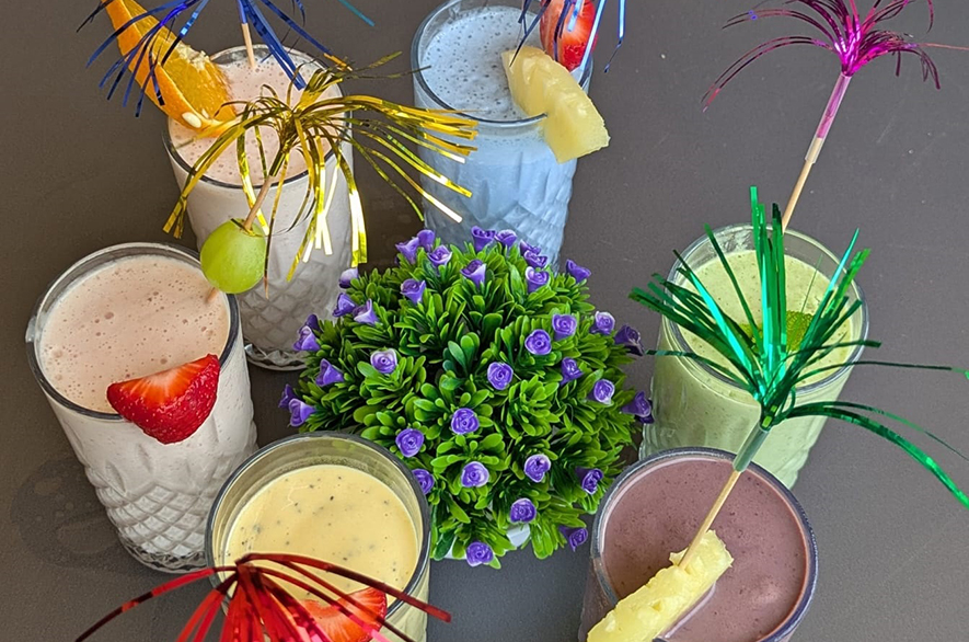 batidos 100% naturales de frutas y verduras en cafetería Ritual Narón