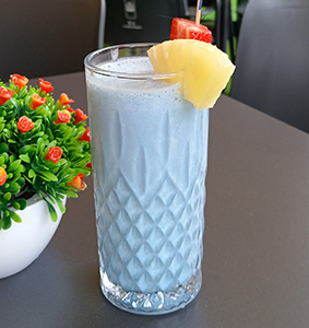 Batido natural Blue Party cafetería Ritual Narón