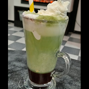 Té matcha Ritual chocolate, en cafetería Ritual Narón